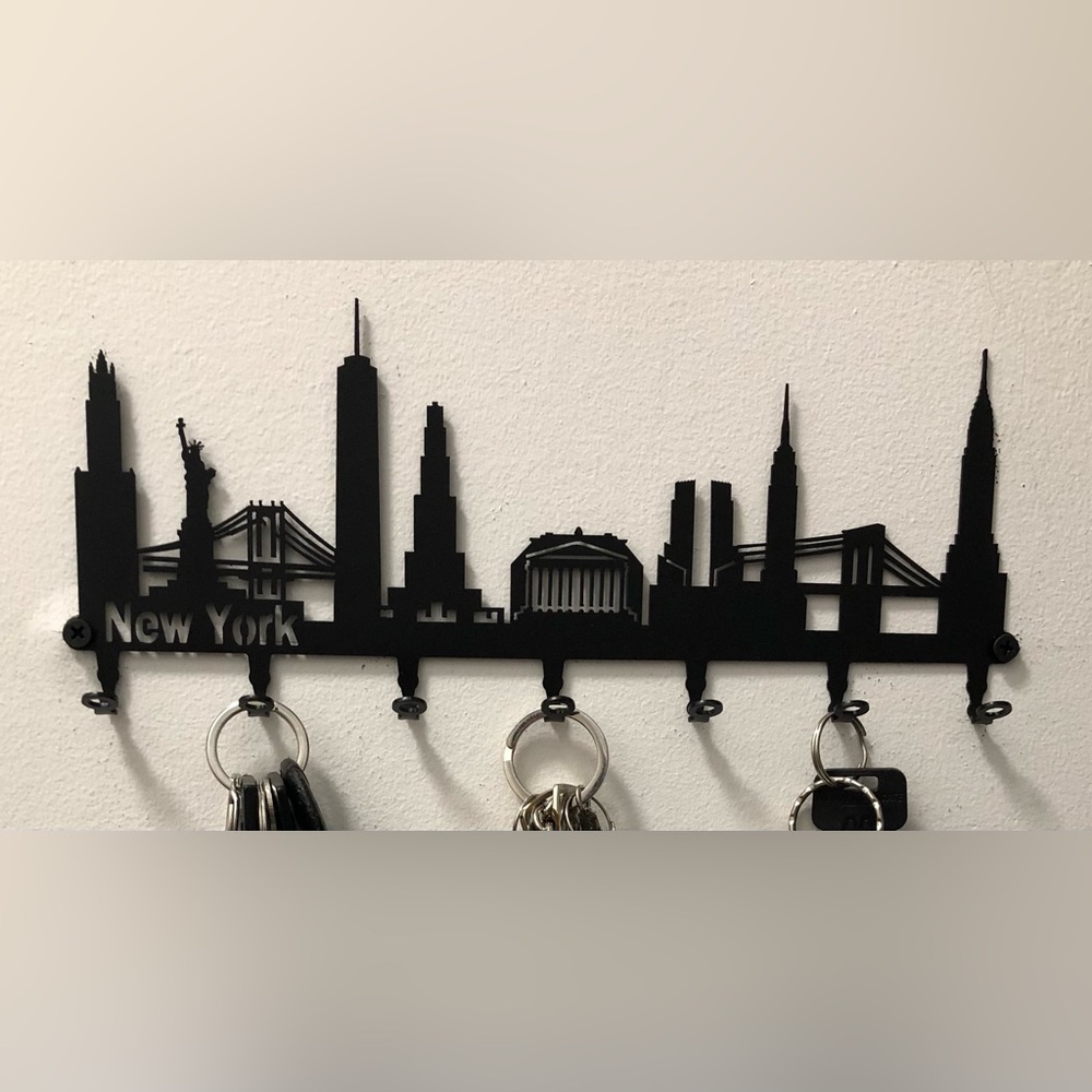 New York City Skyline key holder